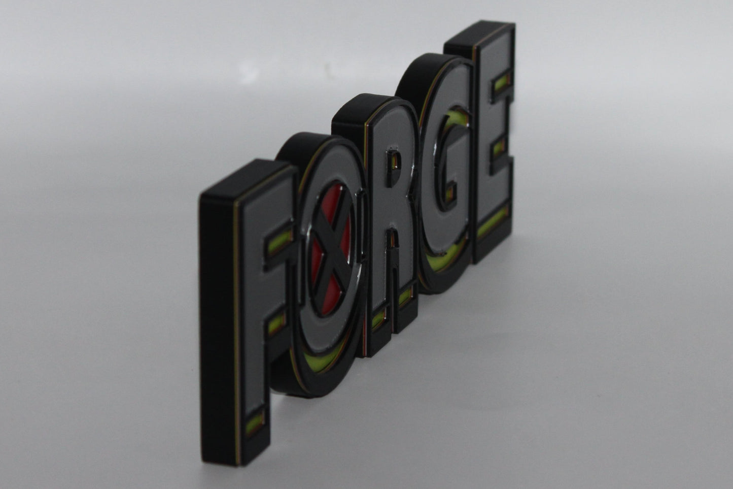 Forge 3D printed Logo Sign Wall Desk Shelf Art