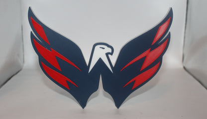 Washington Capitals 3D printed Logo Sign Wall Desk Shelf Art