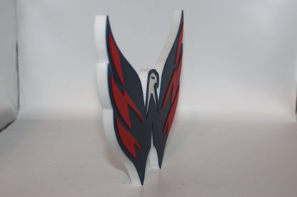 Washington Capitals 3D printed Logo Sign Wall Desk Shelf Art