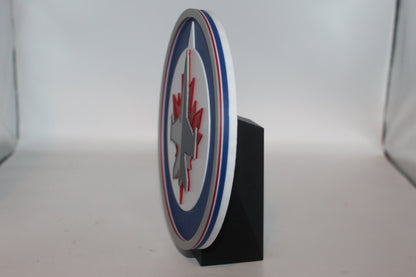 Winnipeg Jets 3D printed Logo Sign Wall Desk Shelf Art