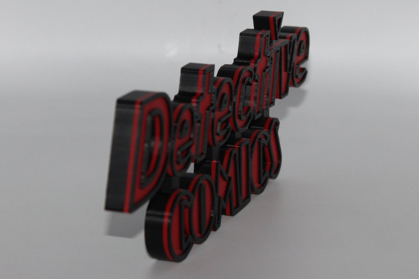 Detective Comics 3D printed Logo Sign Wall Desk Shelf Art