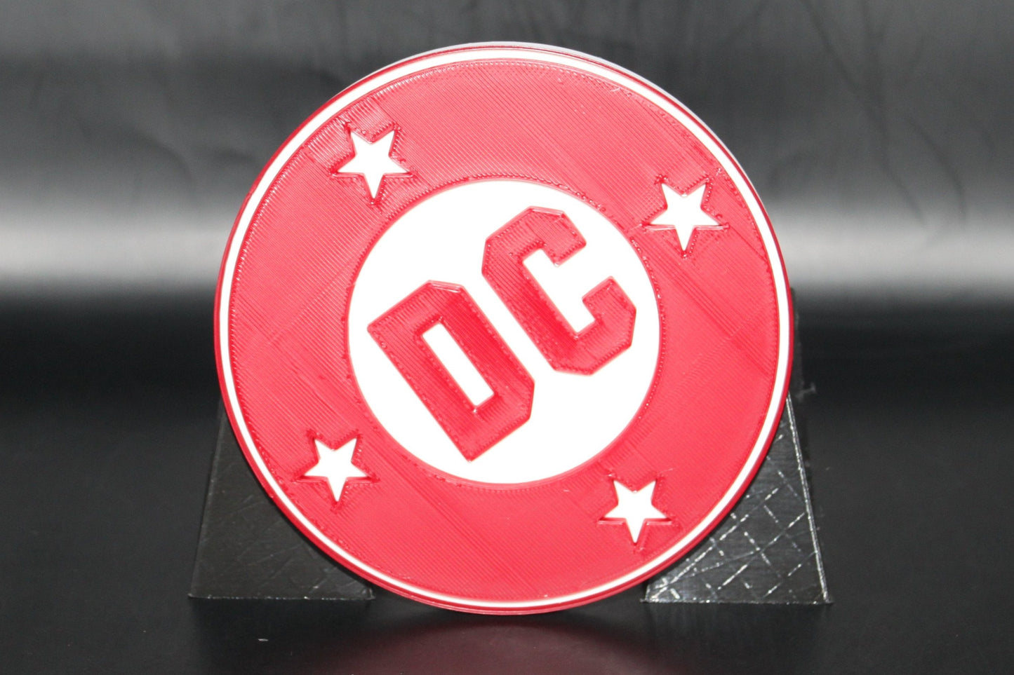 DC 3D printed Logo Sign Wall Desk Shelf Art