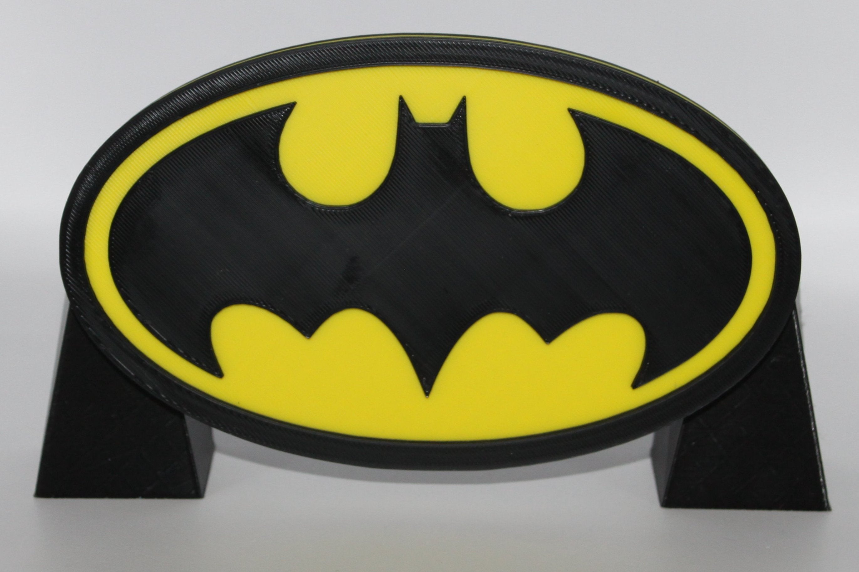 Batman 3D printed Logo Sign Wall Desk Shelf Art – WindyCity3D