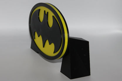 Batman 3D printed Logo Sign Wall Desk Shelf Art