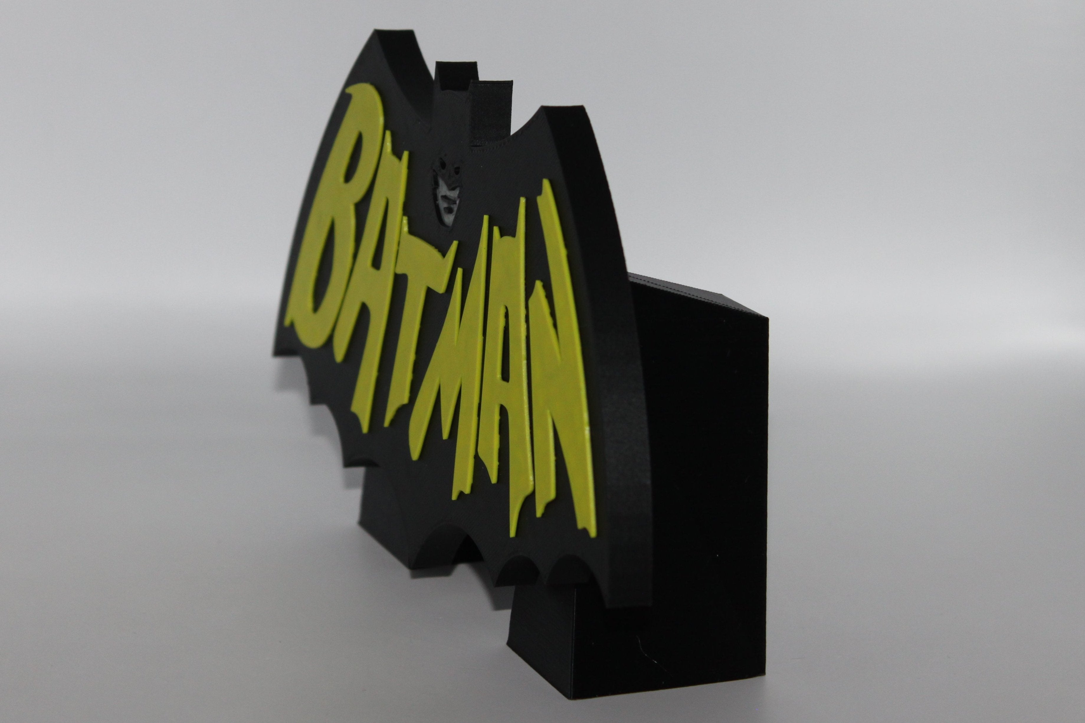 Batman 3D printed Logo Sign Wall Desk Shelf Art – WindyCity3D