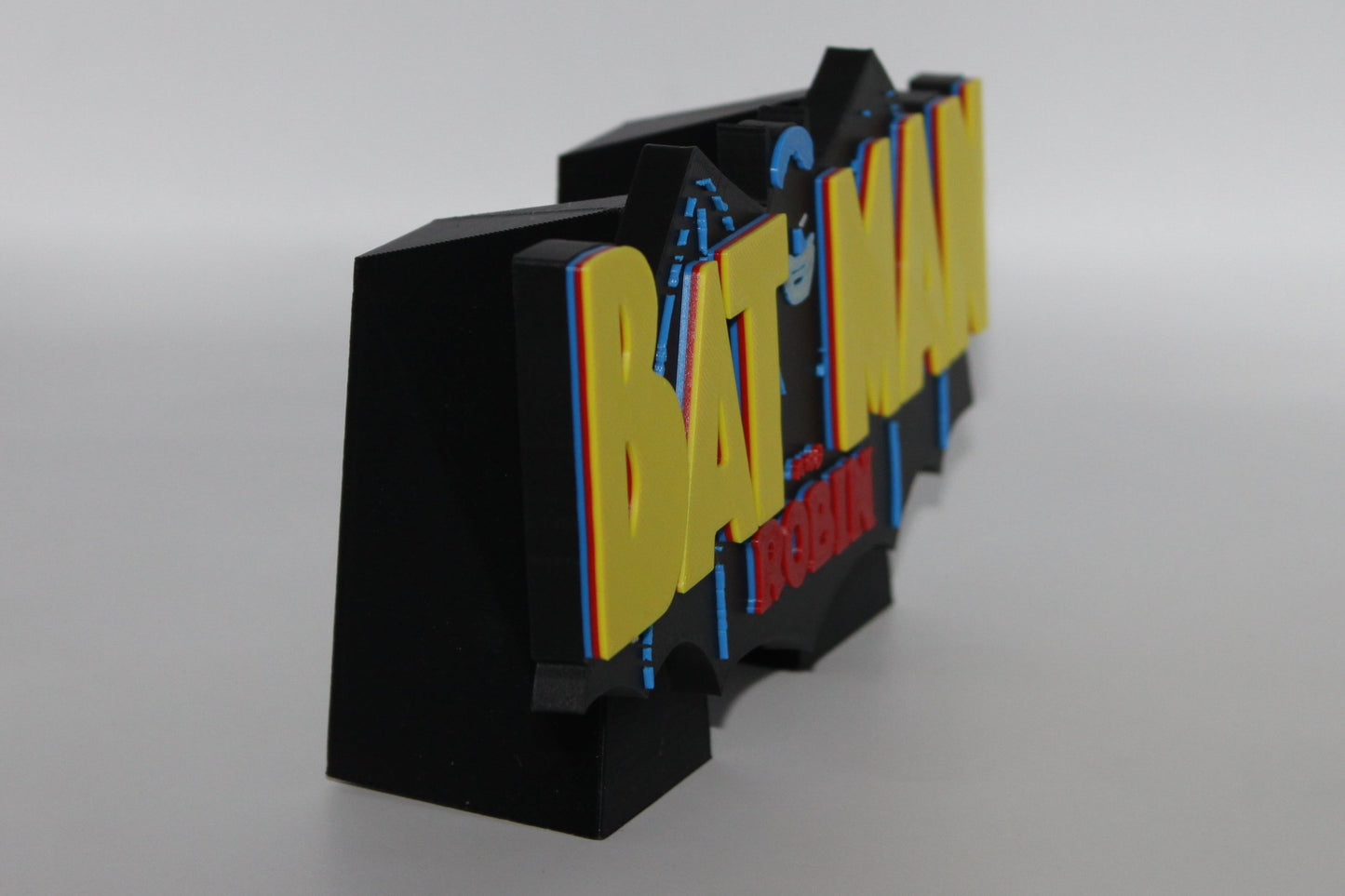 Batman and Robin 3D printed Logo Sign Wall Desk Shelf Art