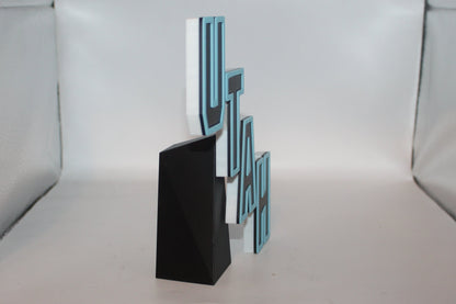 Utah Mammoth 3D printed Logo Sign Wall Desk Shelf Art