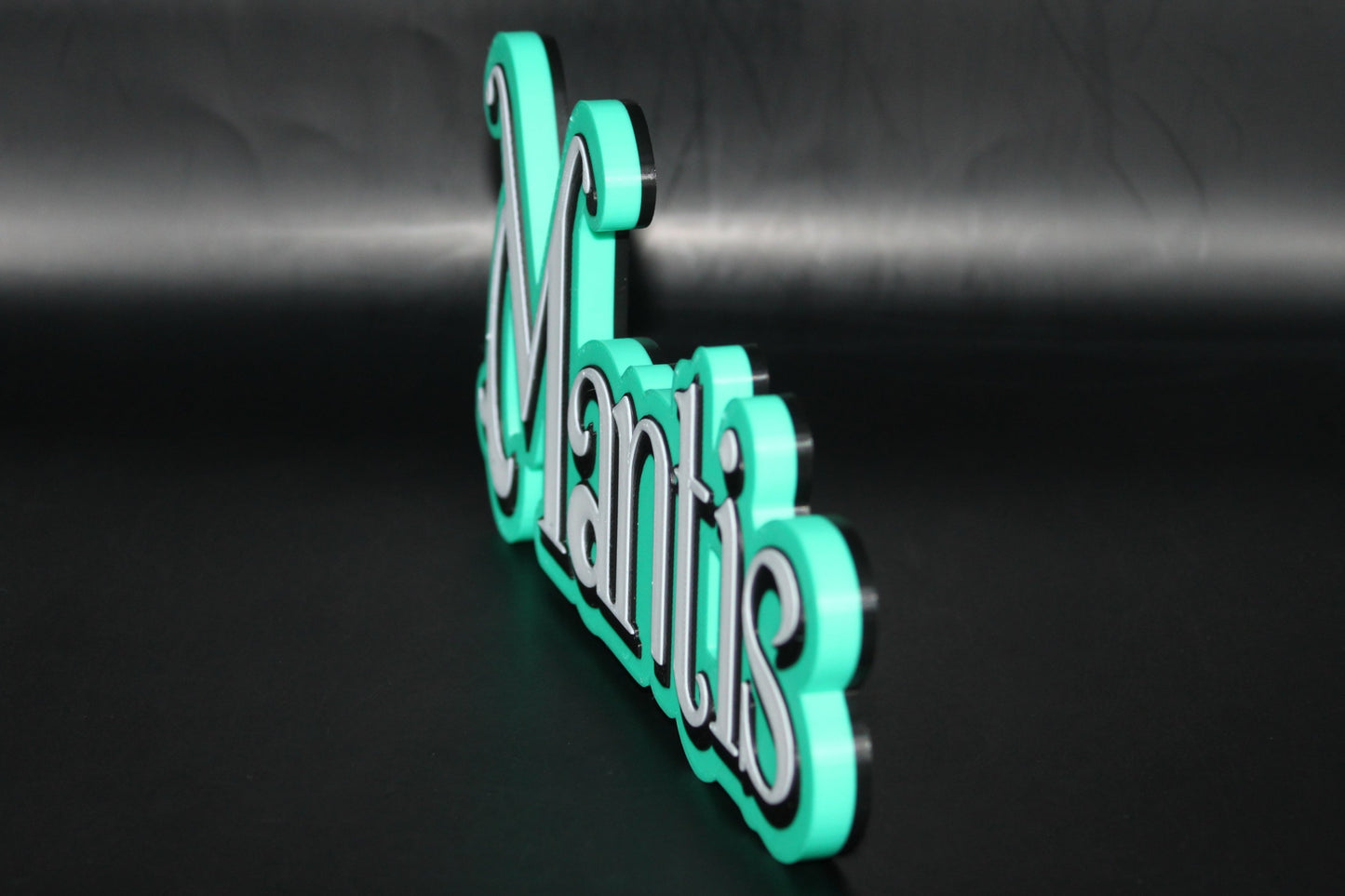 Mantis 3D printed Logo Sign Wall Desk Shelf Art