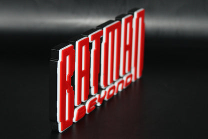 Batman Beyond 3D printed Logo Sign Wall Desk Shelf Art