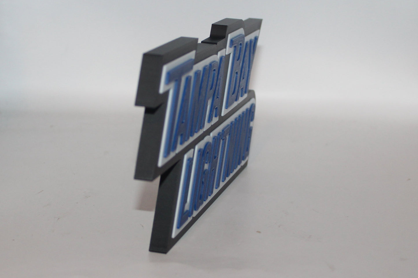 Tampa Bay Lightning 3D printed Logo Sign Wall Desk Shelf Art