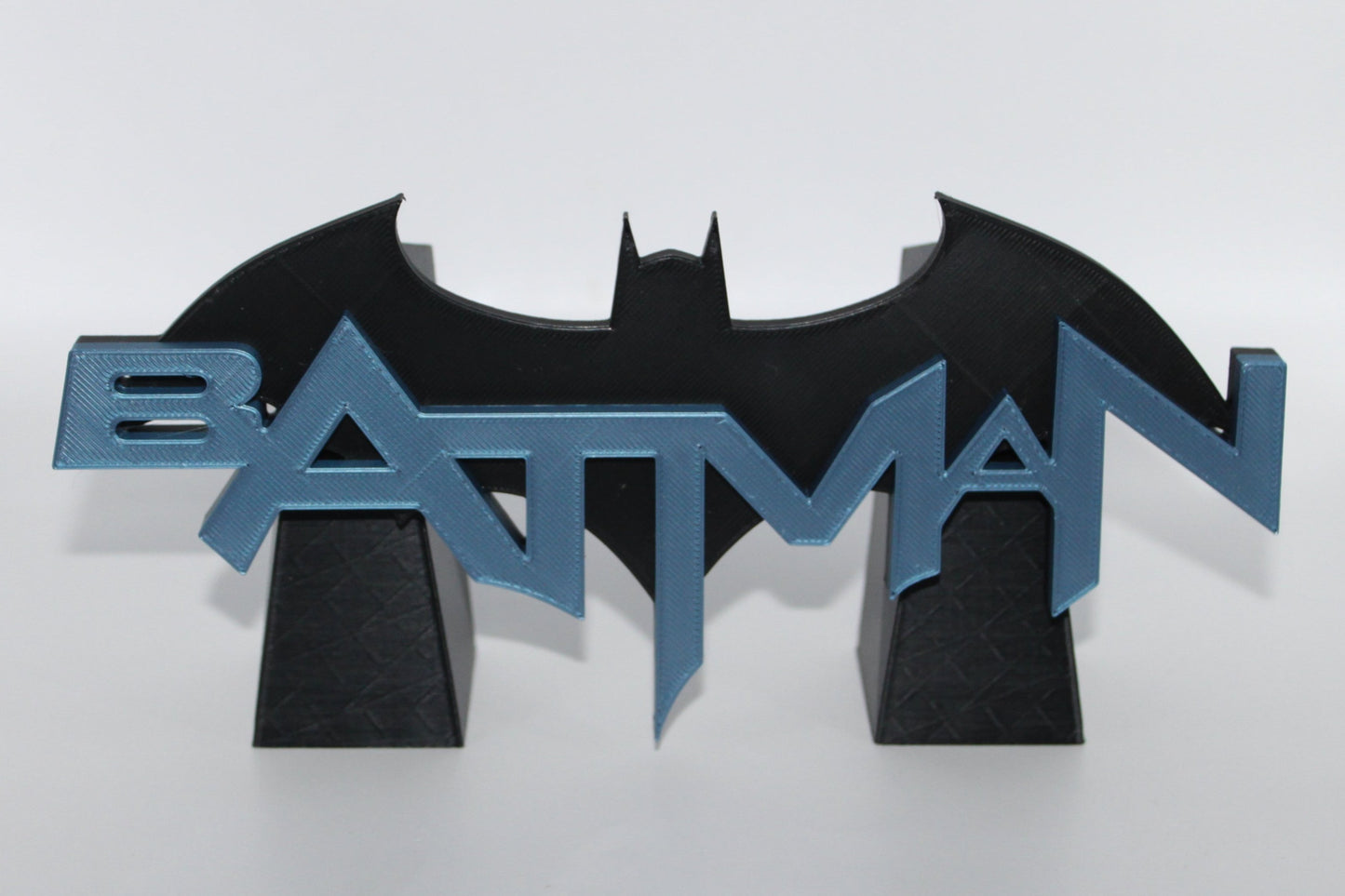 Batman 3D printed Logo Sign Wall Desk Shelf Art