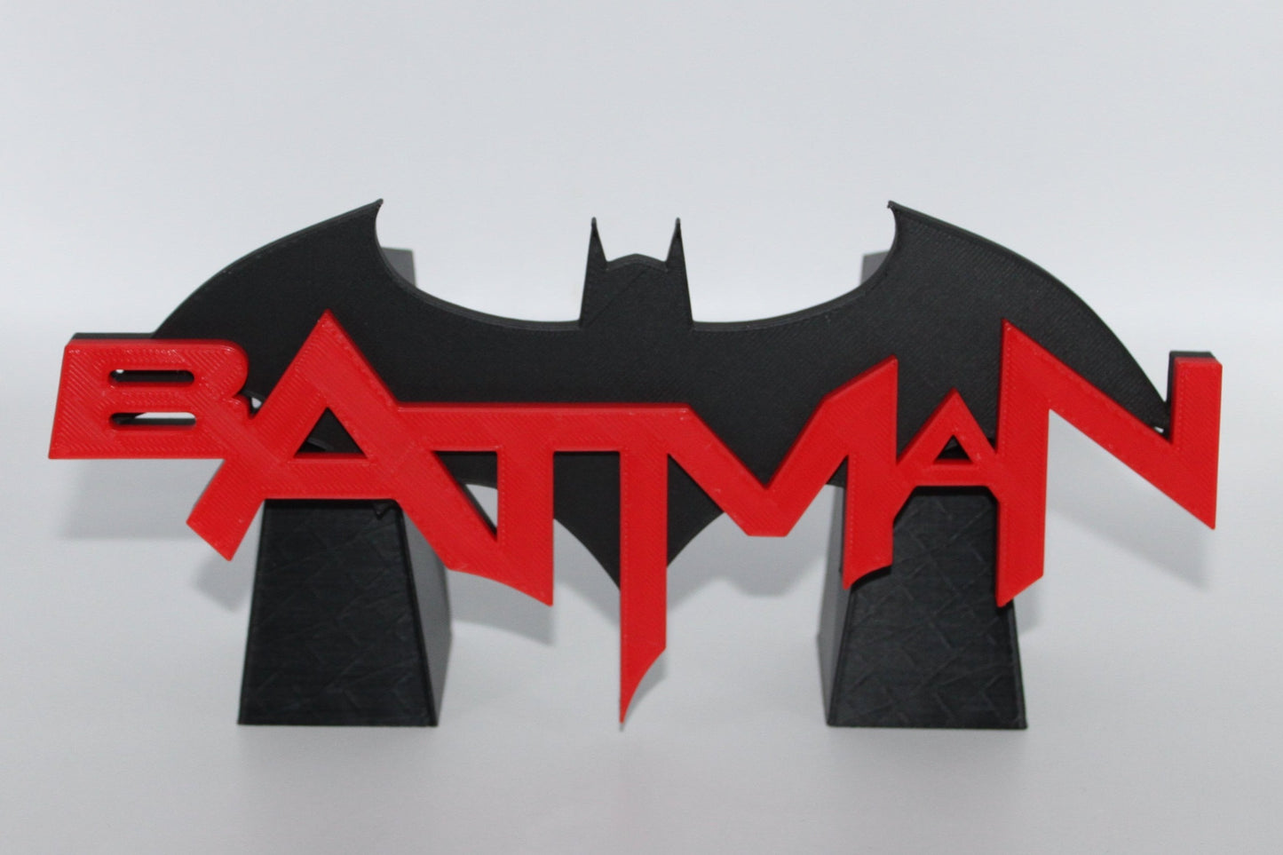 Batman 3D printed Logo Sign Wall Desk Shelf Art