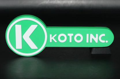 Kotobukiya, Koto Inc. 3D printed Logo Sign Wall Desk Shelf Art