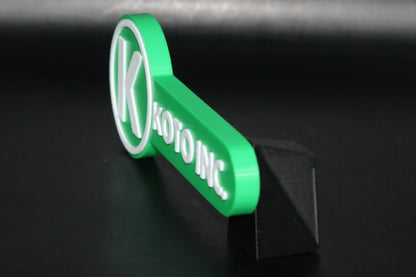 Kotobukiya, Koto Inc. 3D printed Logo Sign Wall Desk Shelf Art