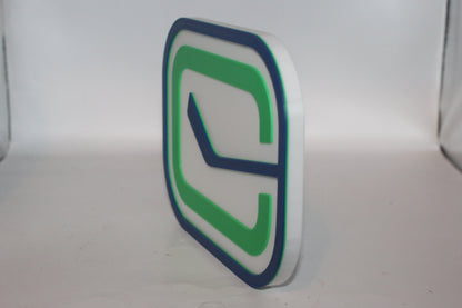 Vancouver Canucks 3D printed Logo Sign Wall Desk Shelf Art