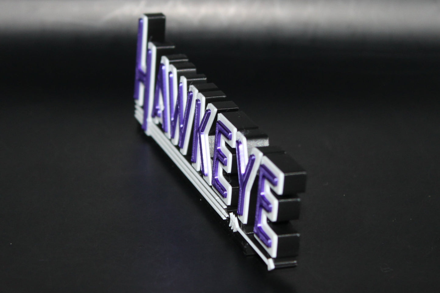 Hawkeye 3D printed Logo Sign Wall Desk Shelf Art