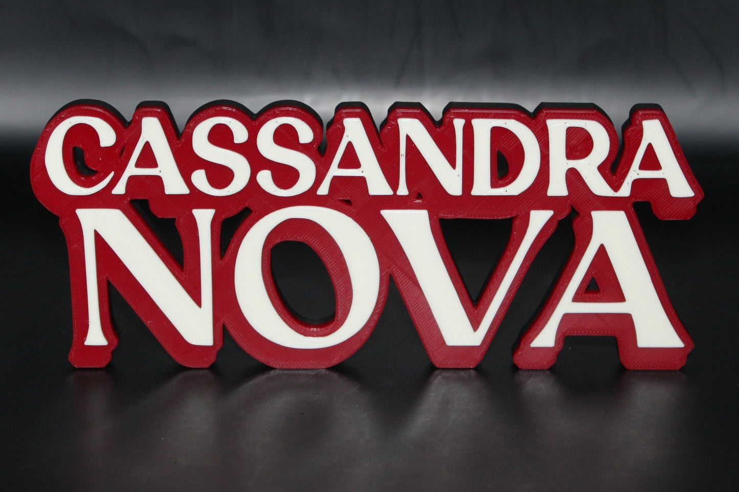 Cassandra Nova 3D printed Logo Sign Wall Desk Shelf Art