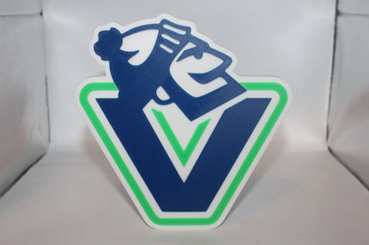 Vancouver Canucks 3D printed Logo Sign Wall Desk Shelf Art