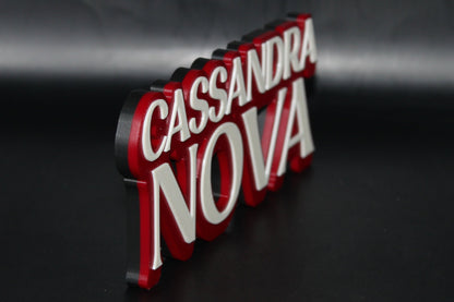 Cassandra Nova 3D printed Logo Sign Wall Desk Shelf Art