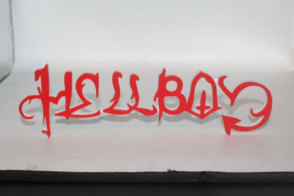 HellBoy,Lil Peep 3D printed Logo Sign Wall Desk Shelf Art