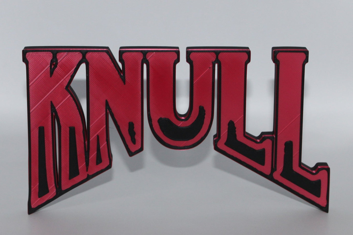 Knull 3D printed Logo Sign Wall Desk Shelf Art