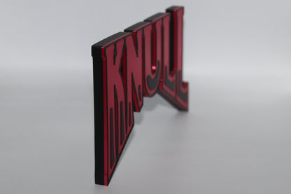 Knull 3D printed Logo Sign Wall Desk Shelf Art