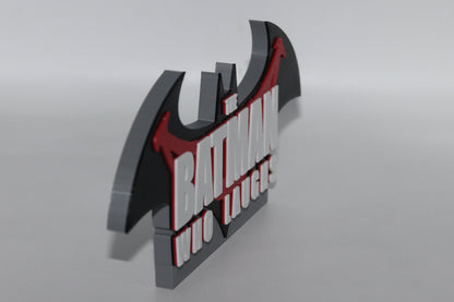 The Batman who laughs 3D printed Logo Sign Wall Desk Shelf Art