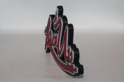 Lace Up, MGK 3D printed Logo Sign Wall Desk Shelf Art