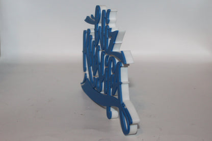 Wiz Khalifa 3D printed Logo Sign Wall Desk Shelf Art