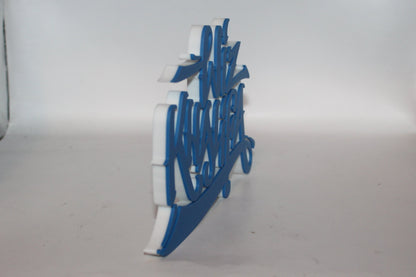 Wiz Khalifa 3D printed Logo Sign Wall Desk Shelf Art