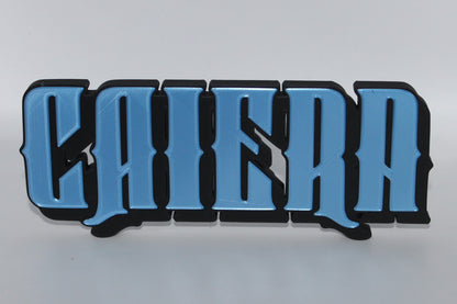 Caiera 3D printed Logo Sign Wall Desk Shelf Art