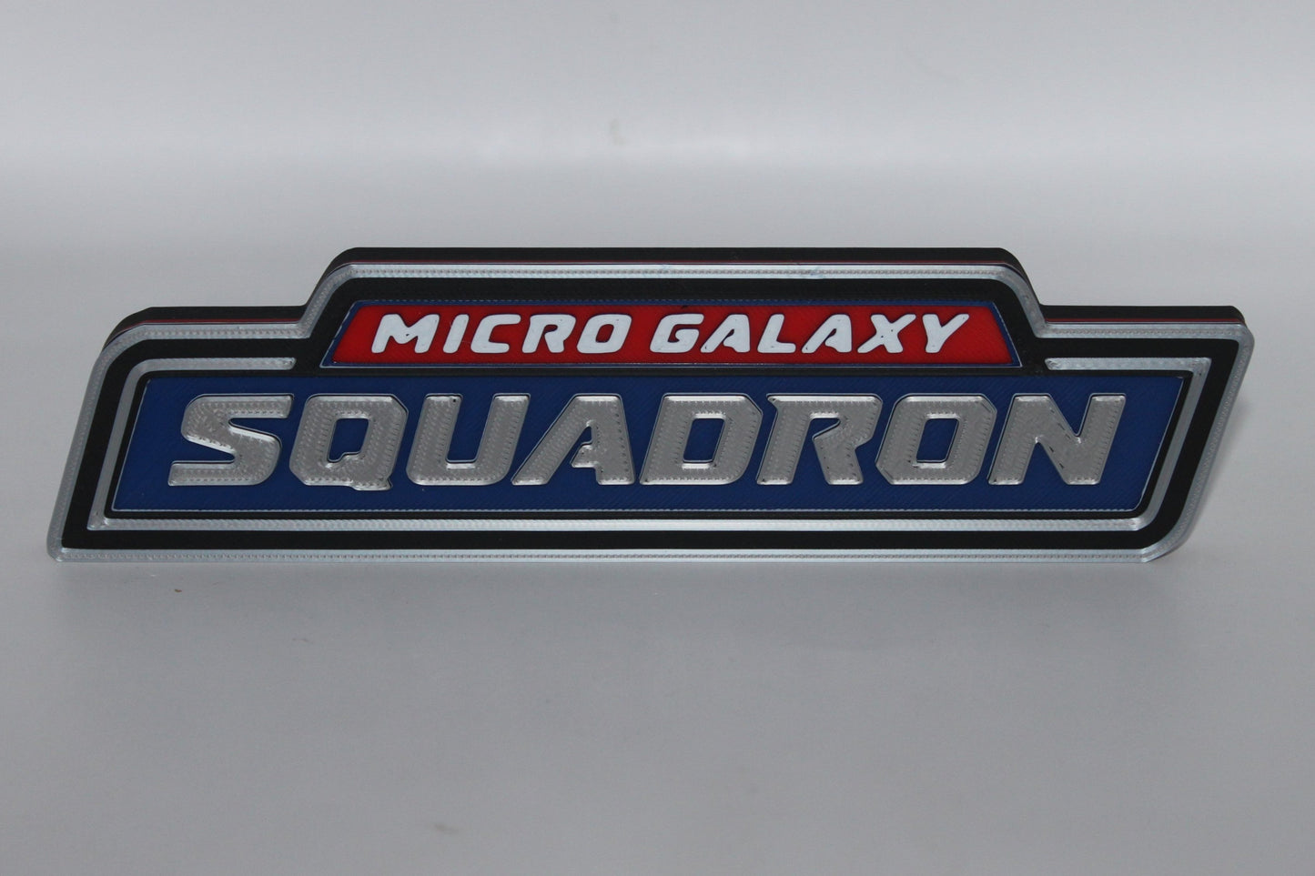 Micro Galaxy Squadron 3D printed Logo Sign Wall Desk Shelf Art