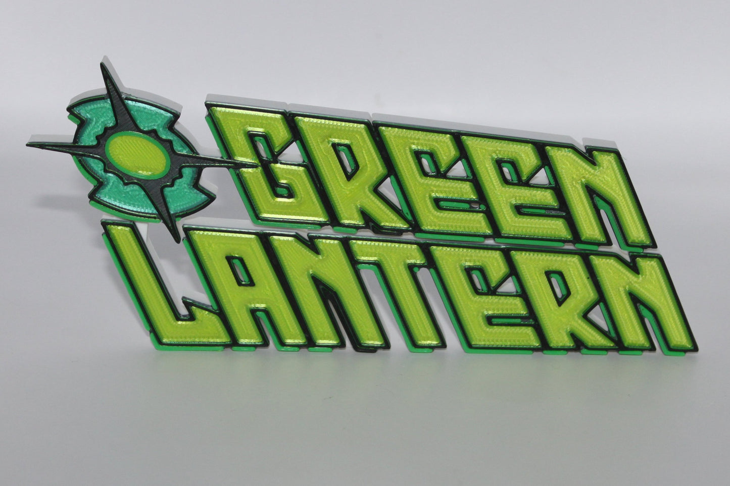 Green Lantern 3D printed Logo Sign Wall Desk Shelf Art