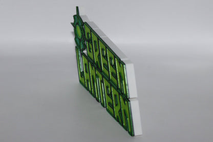 Green Lantern 3D printed Logo Sign Wall Desk Shelf Art