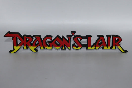 Dragons Lair Video Game 3D printed Logo Sign Wall Desk Shelf Art