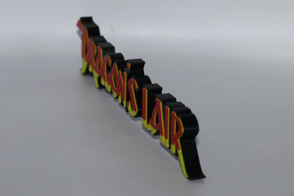 Dragons Lair Video Game 3D printed Logo Sign Wall Desk Shelf Art