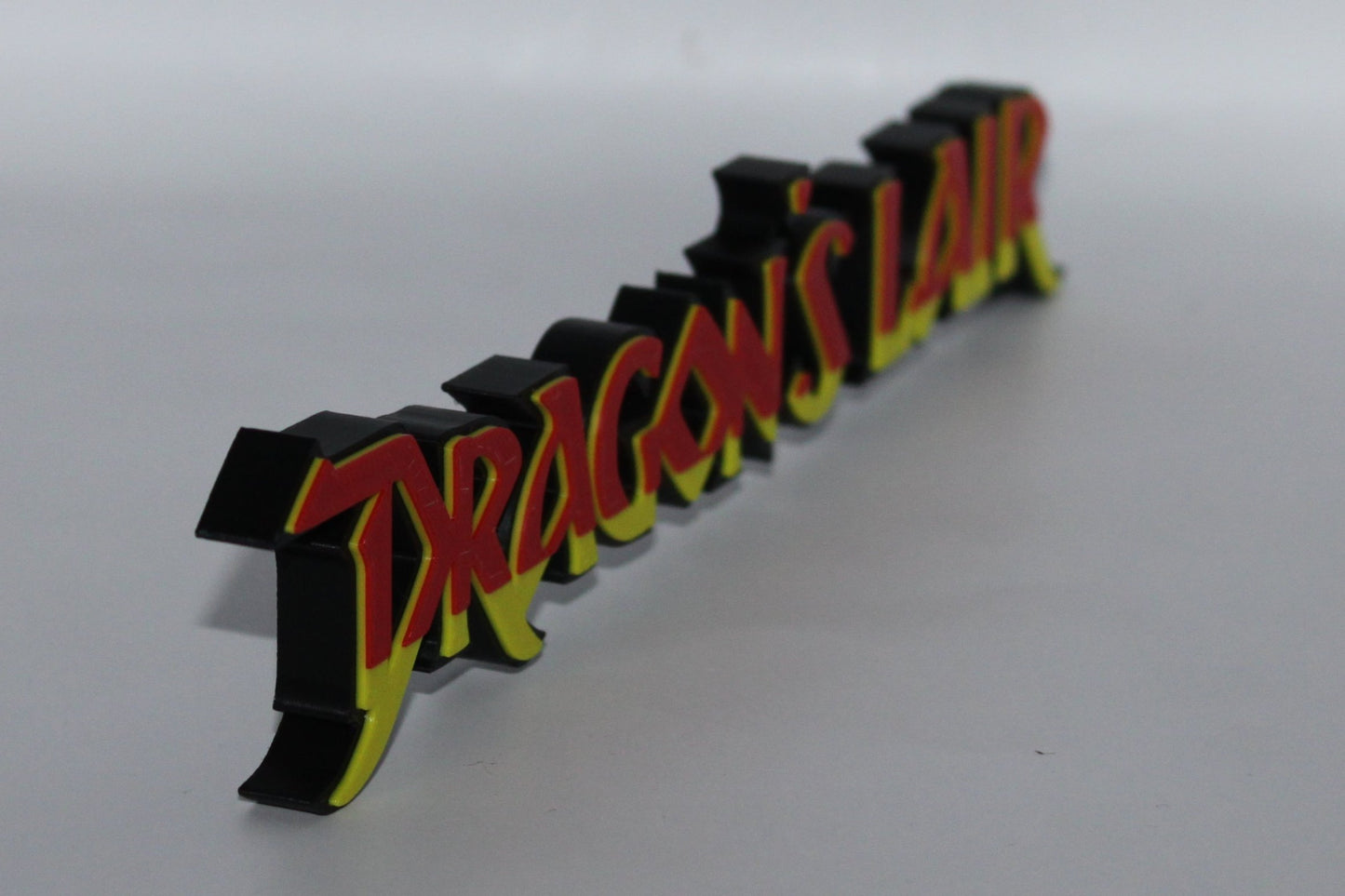 Dragons Lair Video Game 3D printed Logo Sign Wall Desk Shelf Art