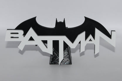 Batman 3D printed Logo Sign Wall Desk Shelf Art