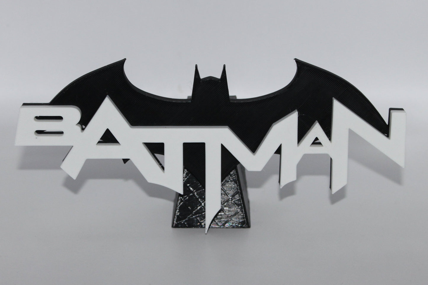 Batman 3D printed Logo Sign Wall Desk Shelf Art