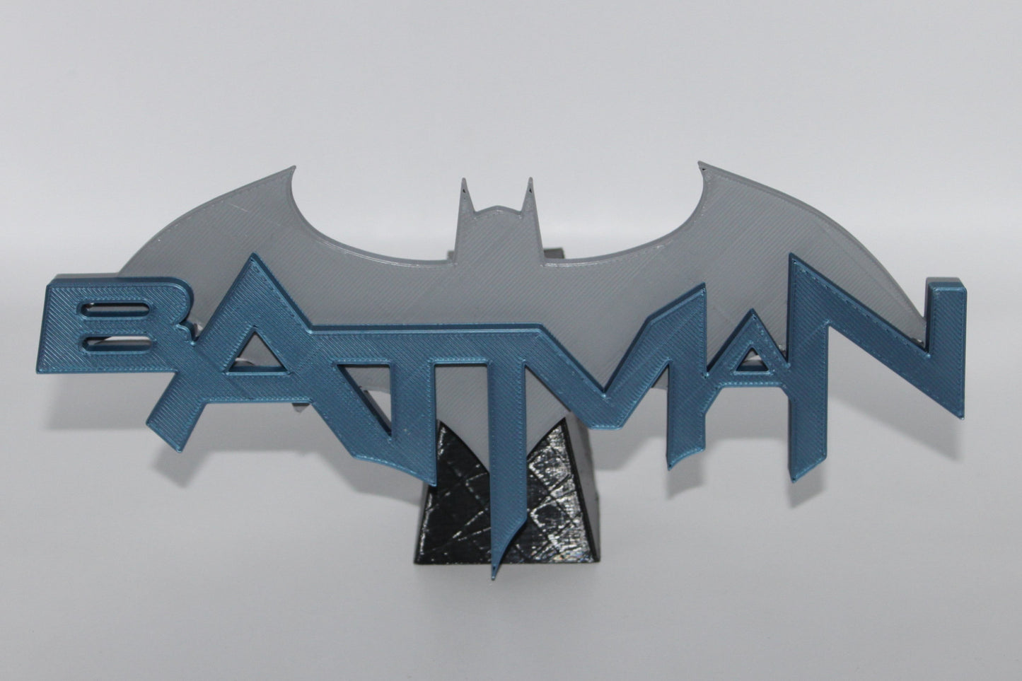 Batman 3D printed Logo Sign Wall Desk Shelf Art