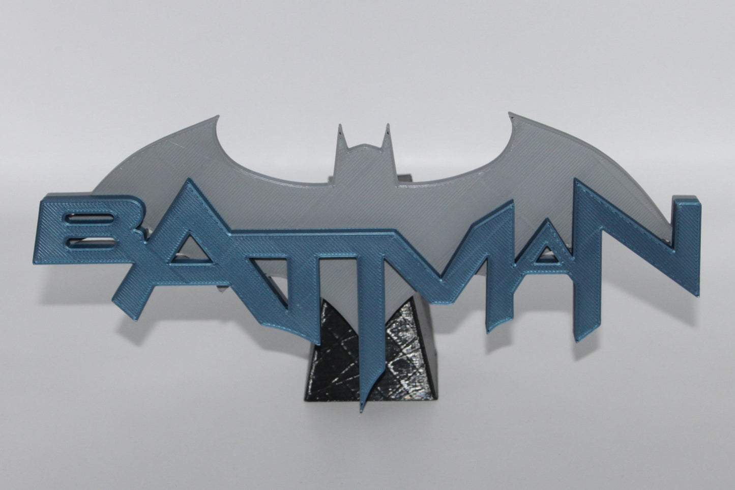 Batman 3D printed Logo Sign Wall Desk Shelf Art