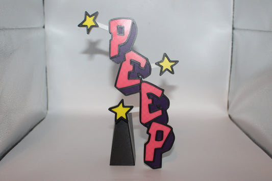 Lil Peep 3D printed Logo Sign Wall Desk Shelf Art