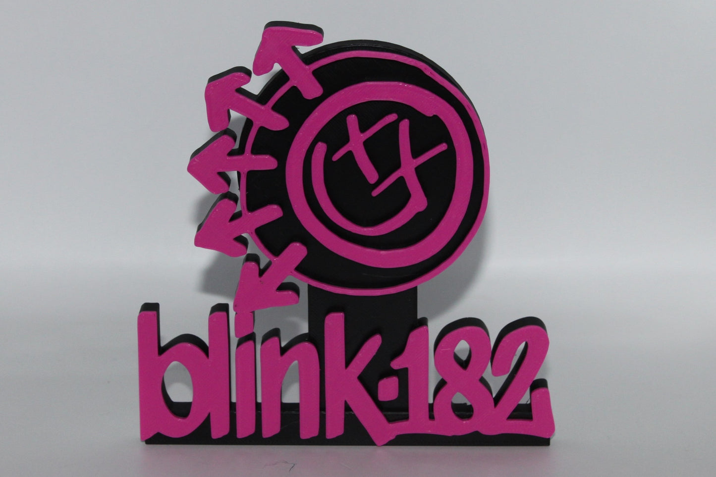 Blink 182 3D printed Logo Sign Wall Desk Shelf Art