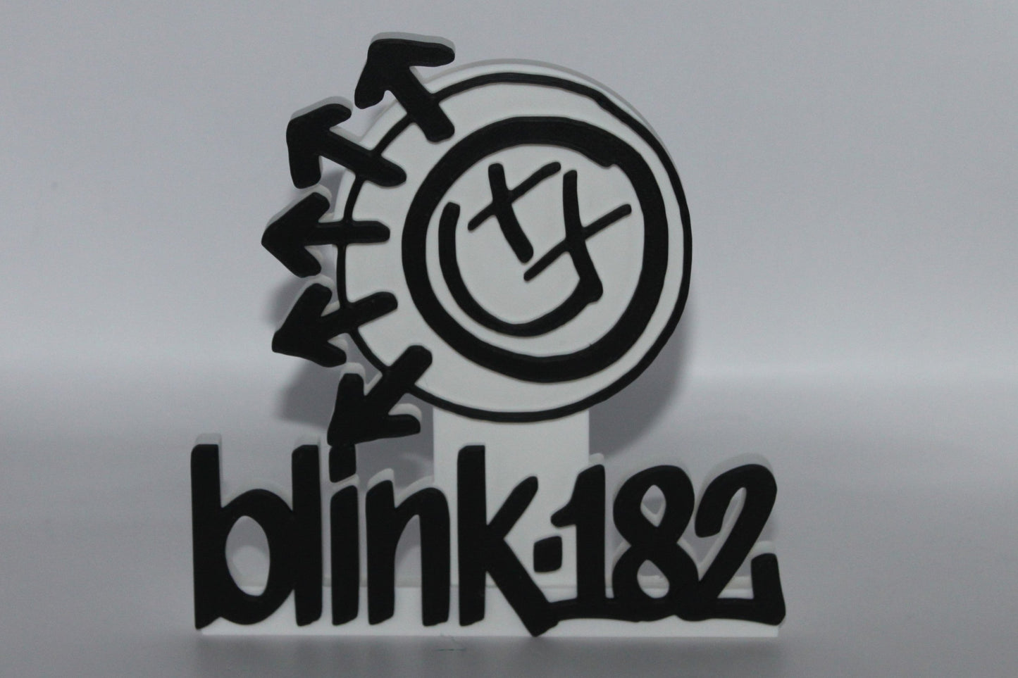 Blink 182 3D printed Logo Sign Wall Desk Shelf Art