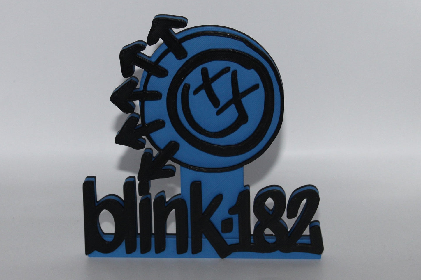 Blink 182 3D printed Logo Sign Wall Desk Shelf Art