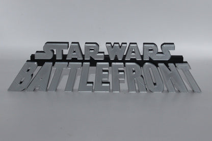 Star Wars Battlefront Video Game 3D printed Logo Sign Wall Desk Shelf Art