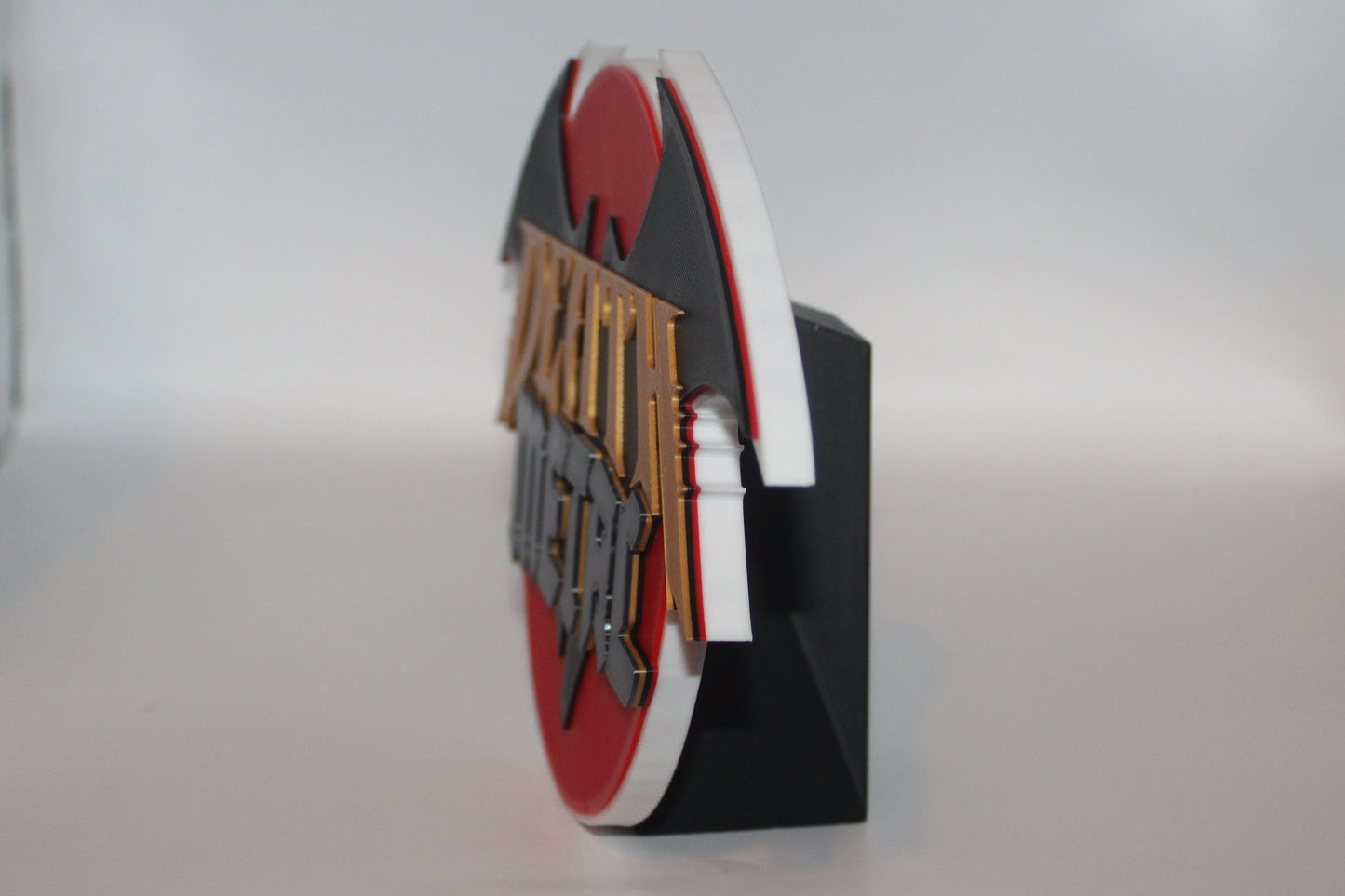 Batman Dark Nights Metal 3D printed Logo Sign Wall Desk Shelf Art