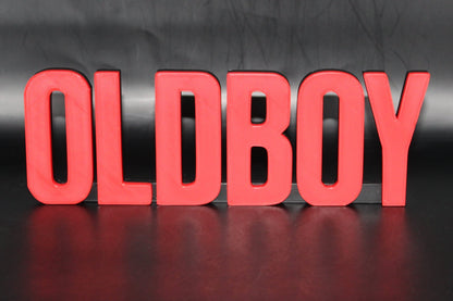 Oldboy Movie 3D printed Logo Sign Wall Desk Shelf Art