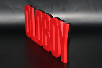 Oldboy Movie 3D printed Logo Sign Wall Desk Shelf Art