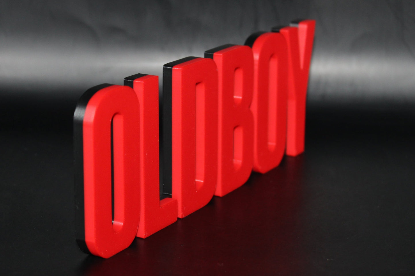 Oldboy Movie 3D printed Logo Sign Wall Desk Shelf Art